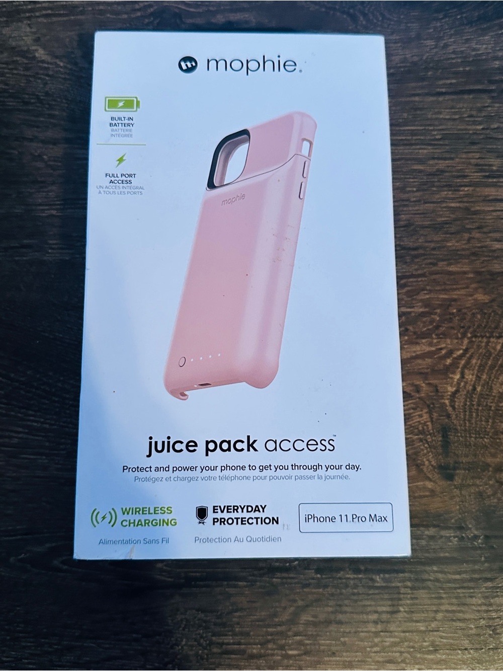 Mophie Juice Pack Access Battery Case iPhone 11 Pro Max (6.5") - Blush Pink -NEW